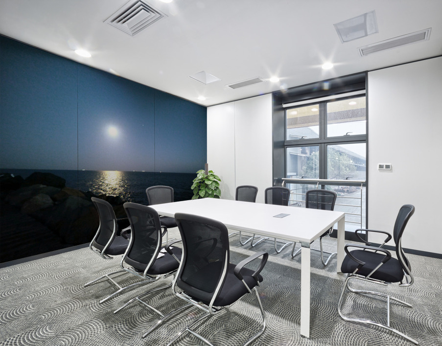 Reflections of the Moon at Poolbeg Wall Printing