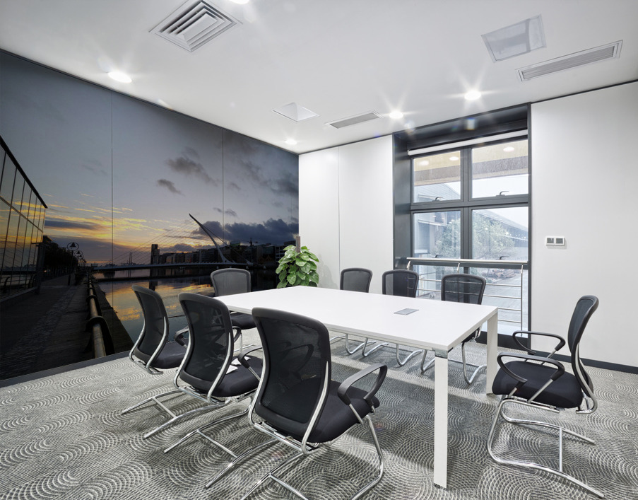 Calm Along River Quay 1B Wall Printing