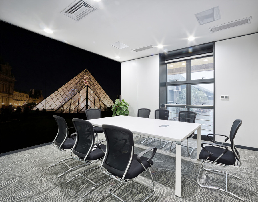 A Louvre Triangle 2 Wall Printing