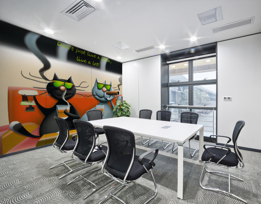 BadCatz 3D Bar Buddies Wall Printing