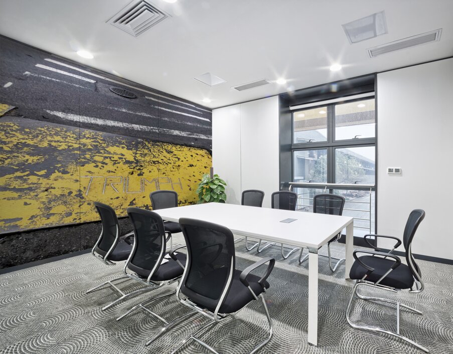 Triumph in the Pavement Wall Printing