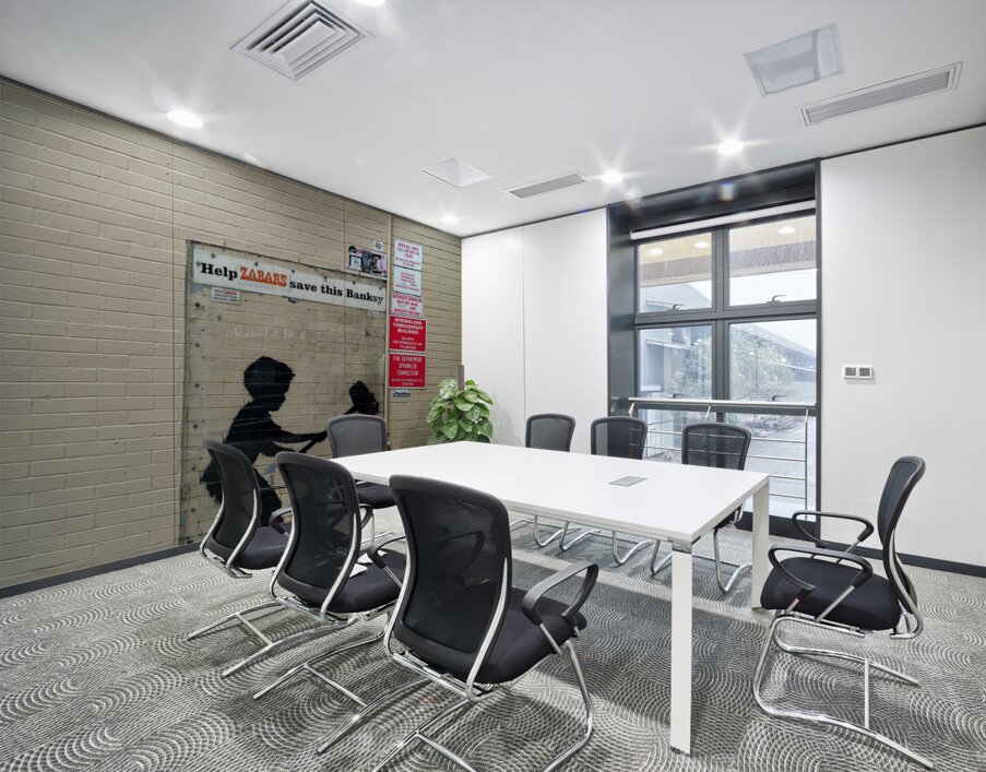 Banksy on Broadway Boy Hammering Hydrant Wall Printing