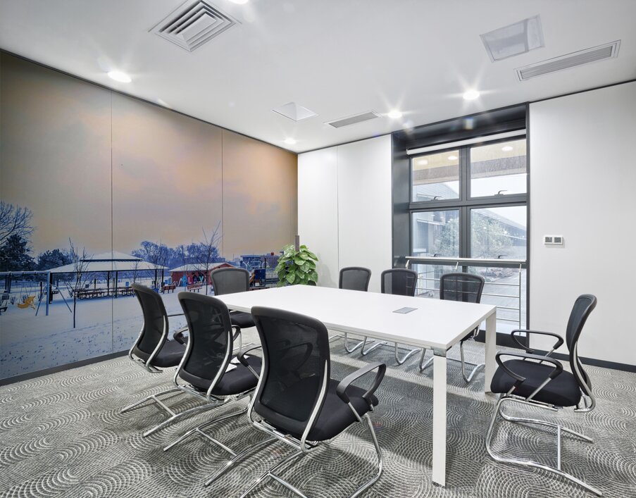 Snowy Playground Wall Printing