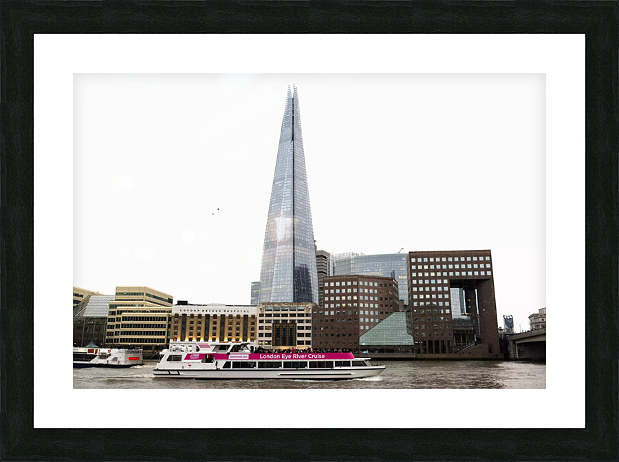 The Shard in London 1B Picture Frame print