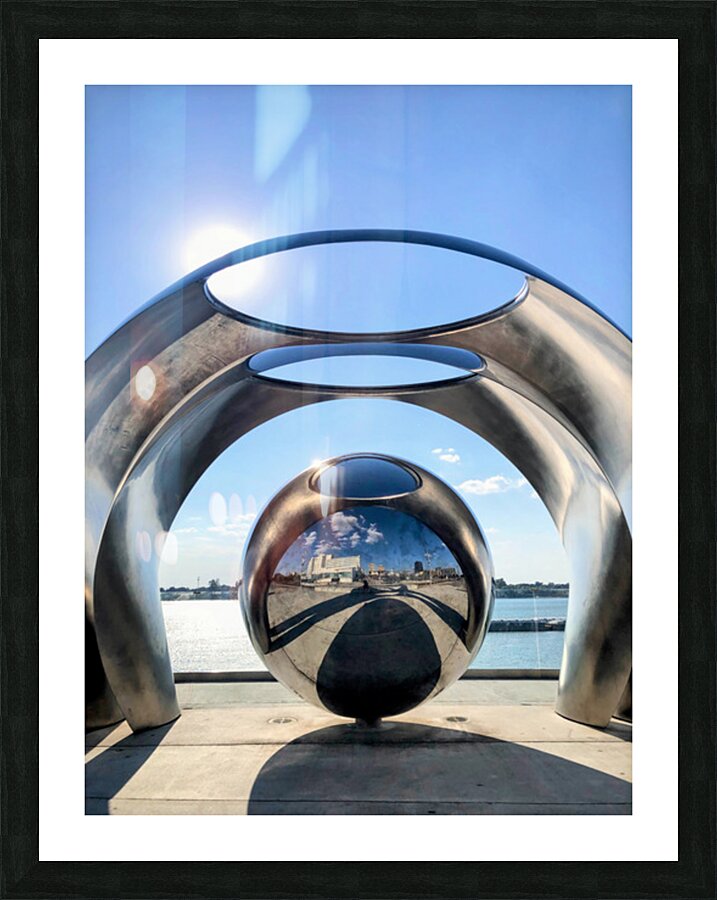 Celestial Mirror Picture Frame print