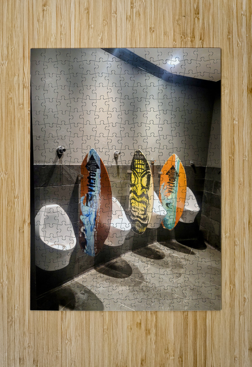 Surfboards Go to Reflect: A Wave of Humor in an Unexpected Place Click4Pix Puzzle printing