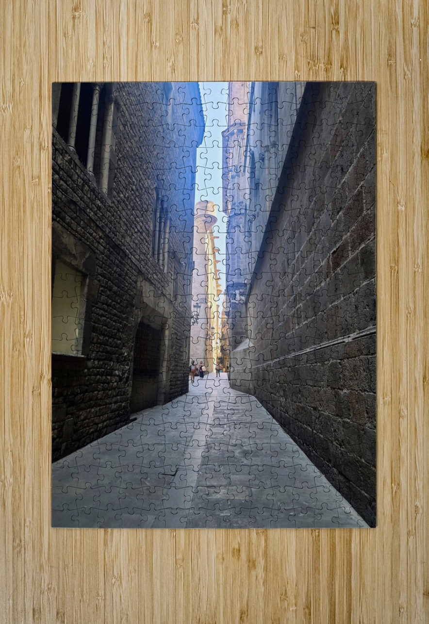 Streets of Barcelona: The Path of Quiet Stories Click4Pix Puzzle printing