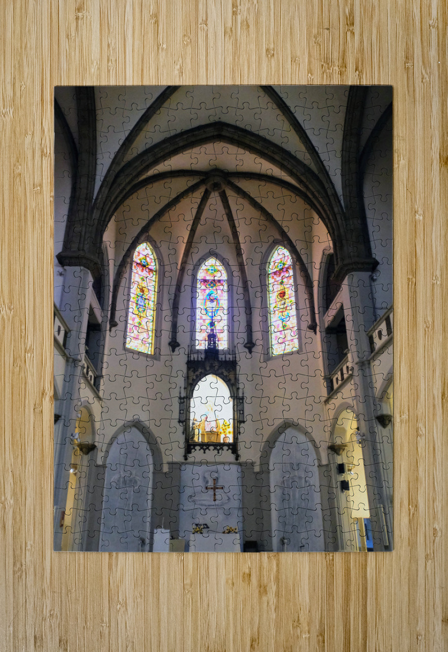 Cathedral Windows to Heaven Click4Pix Puzzle printing