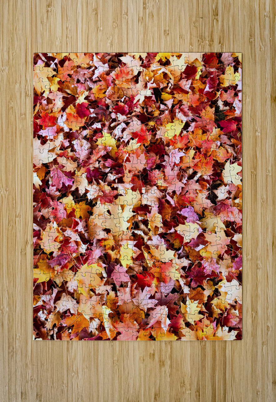 Natural Carpet: Fall’s Confetti Click4Pix Puzzle printing