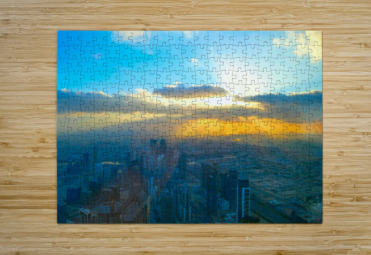 Rays of Heaven on Dubai Click4Pix Puzzle printing
