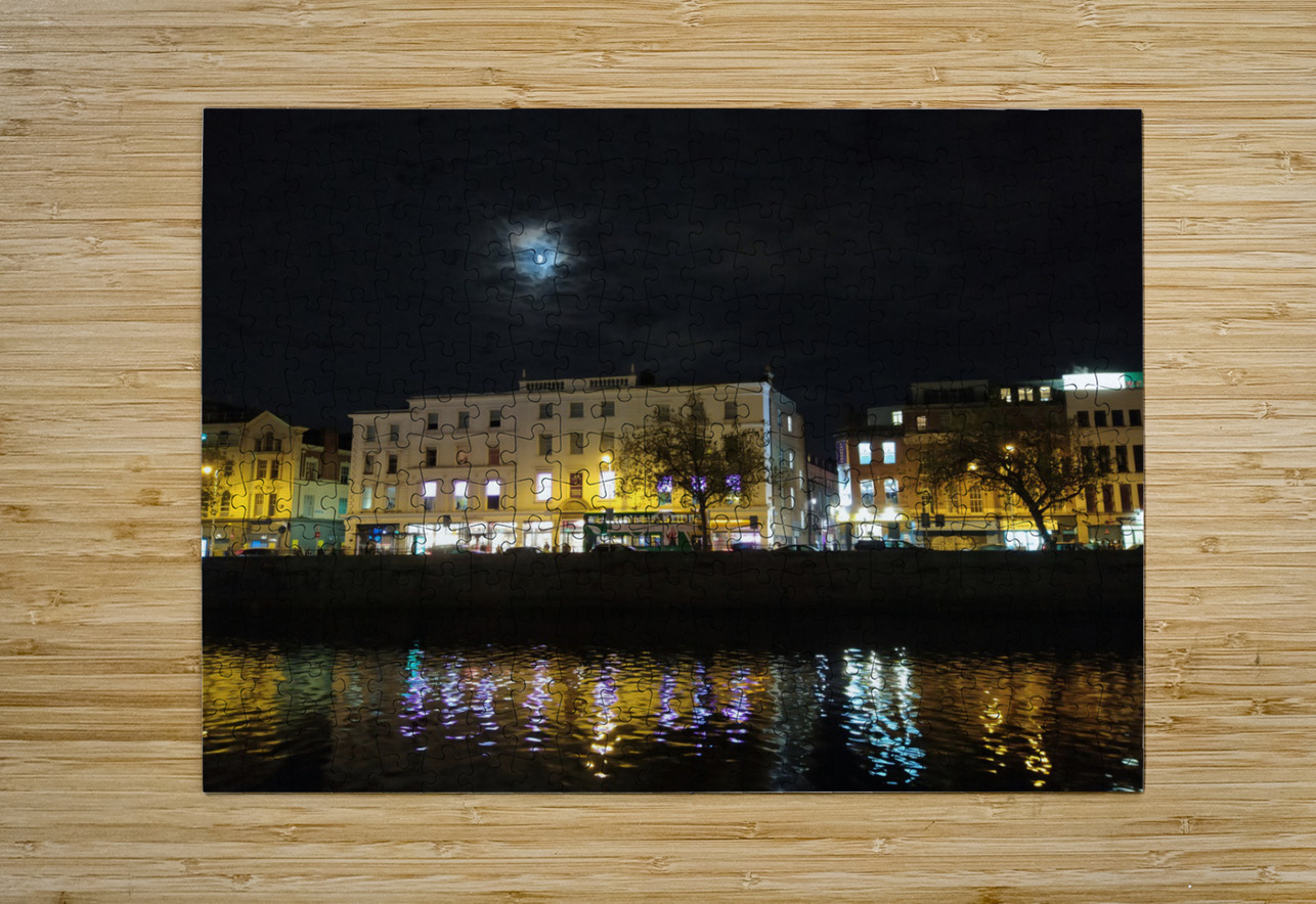 Dublin Dreams along River Quay 2 Click4Pix Puzzle printing