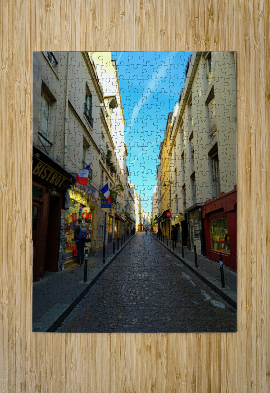 Streets of Paris -- Rue Mouffetard 2 Click4Pix Puzzle printing