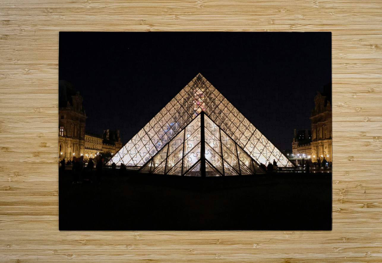A Louvre Triangle 2 Click4Pix Puzzle printing