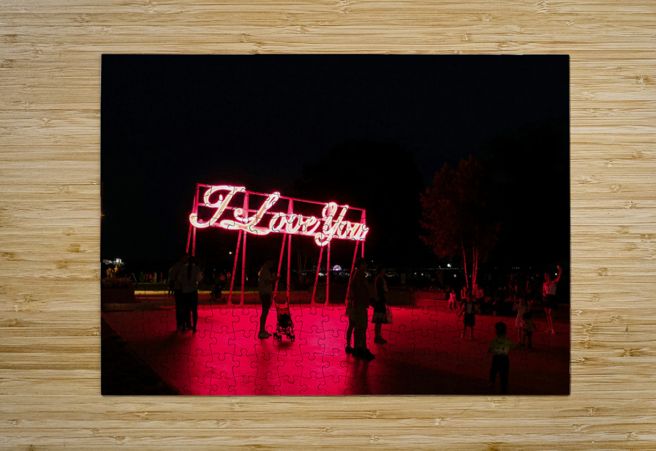 I LOVE YOU Sign 2 Click4Pix Puzzle printing