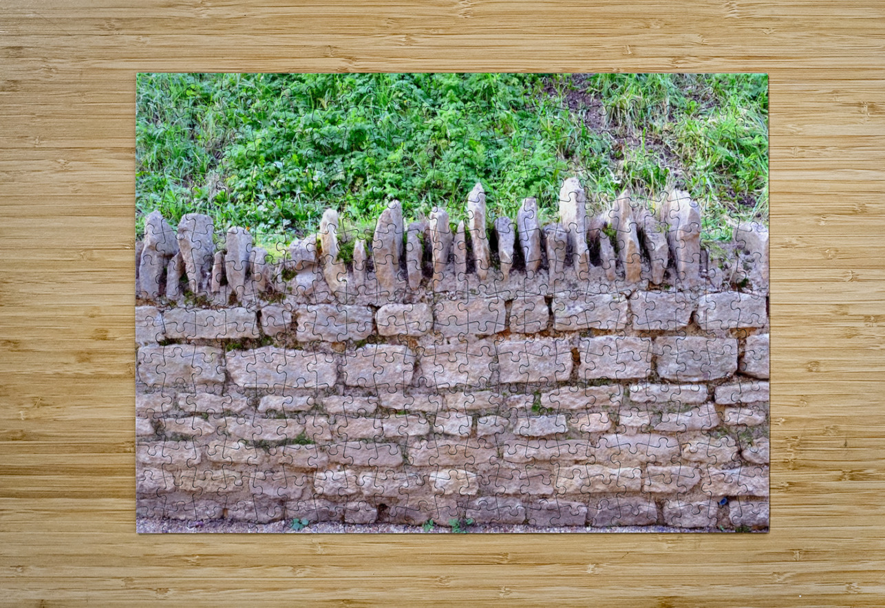 Barbed Stone Wall 2 Click4Pix Puzzle printing