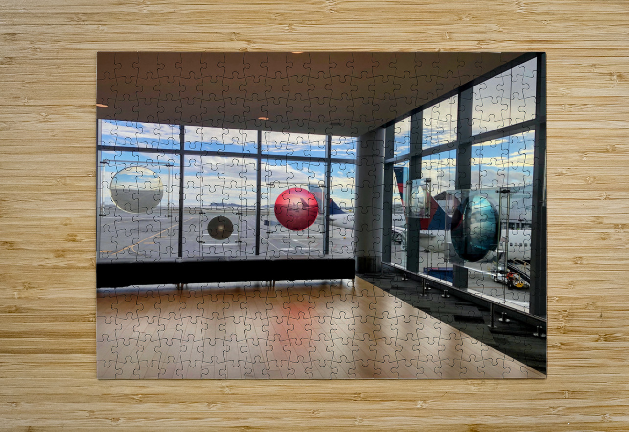 SFO Airport Departure Gallery Click4Pix Puzzle printing