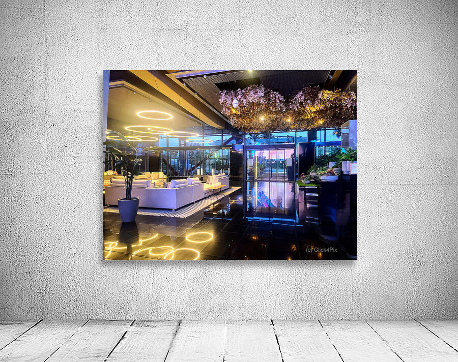 Neon Eden: Sanctuary of Modern Elegance Wall Preview