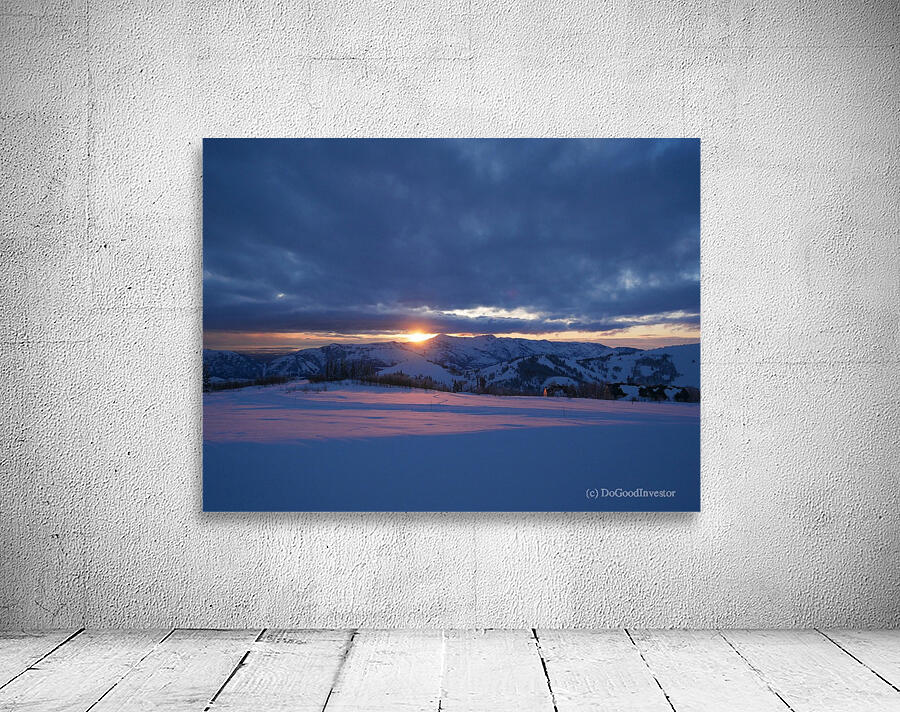 Heavenly Sunset from Eden 2 Wall Preview