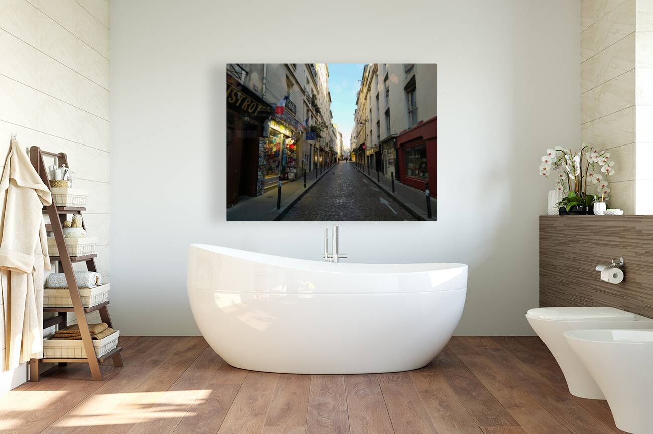 Streets of Paris -- Rue Mouffetard Reproduction