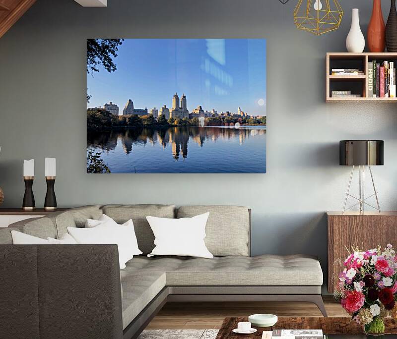 Crisp Reflections – Manhattan Skyline Reproduction