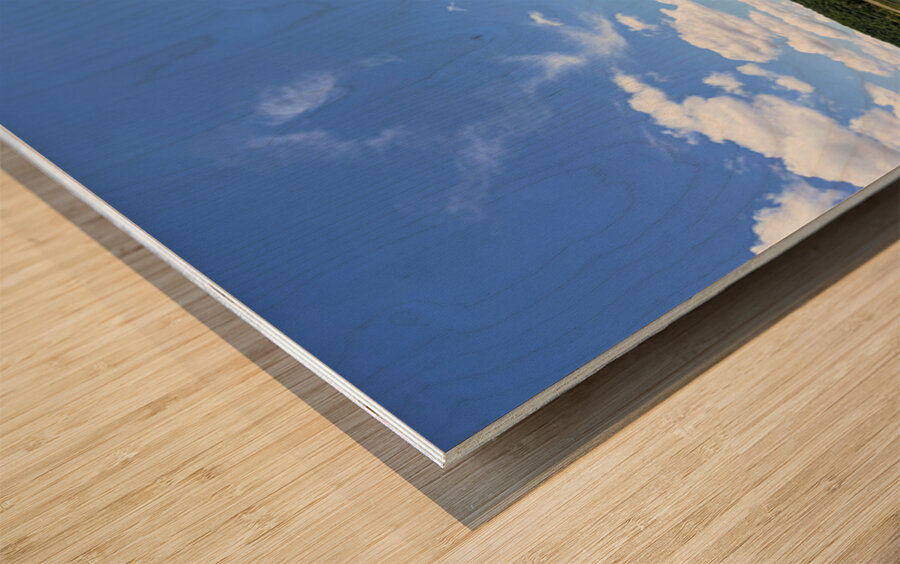 Whispers on the Water: A Mirror of the Skies Wood print