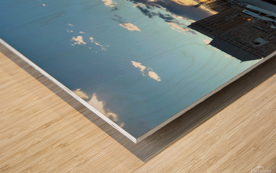 Seascape Escape Wood print