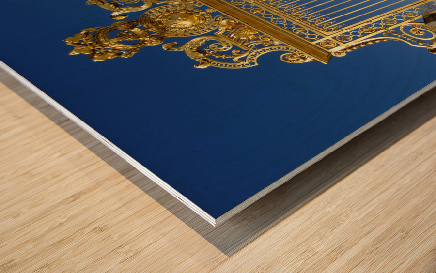The Palace of Versailles -- Gate to Luxury Wood print