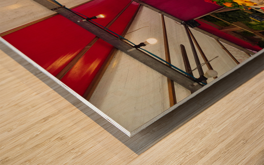 Farmers Market -- Vegetables Wood print