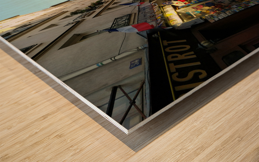 Streets of Paris -- Rue Mouffetard Wood print