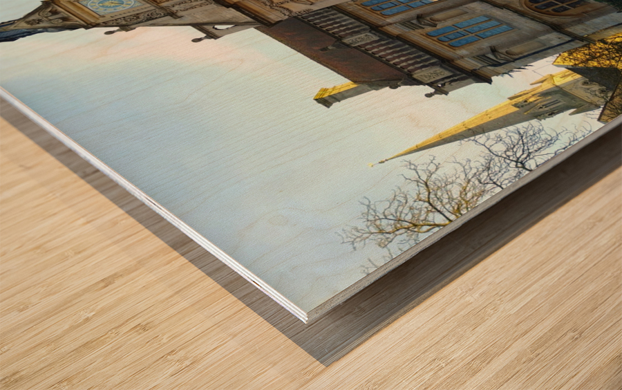 Oxford University Faculty of History Wood print