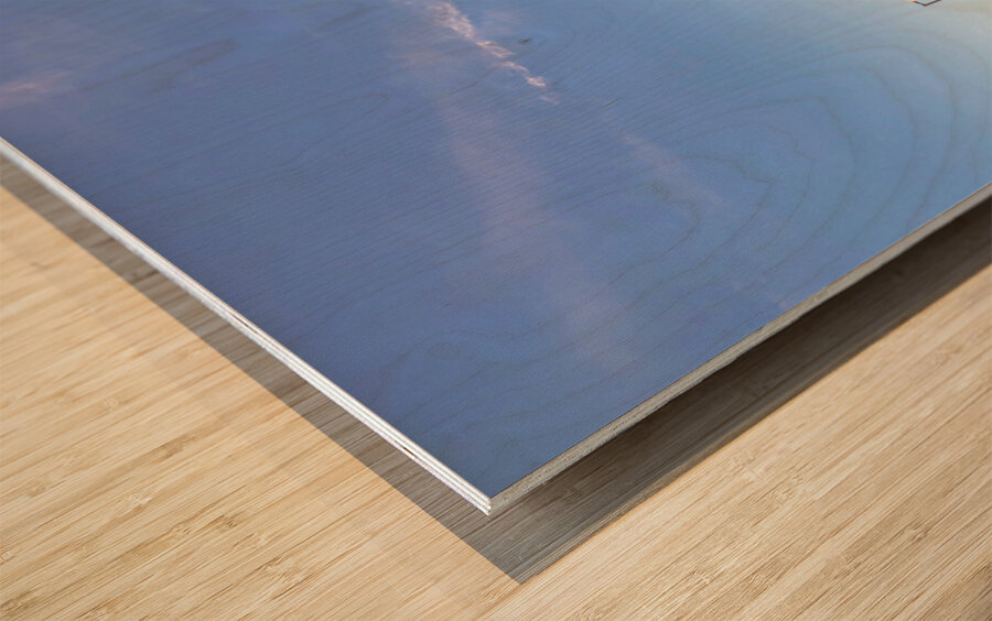 Chrome Convergence Wood print