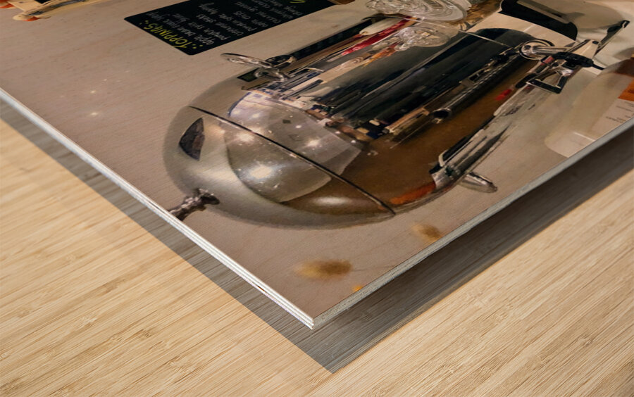 Fall Cider Station Wood print